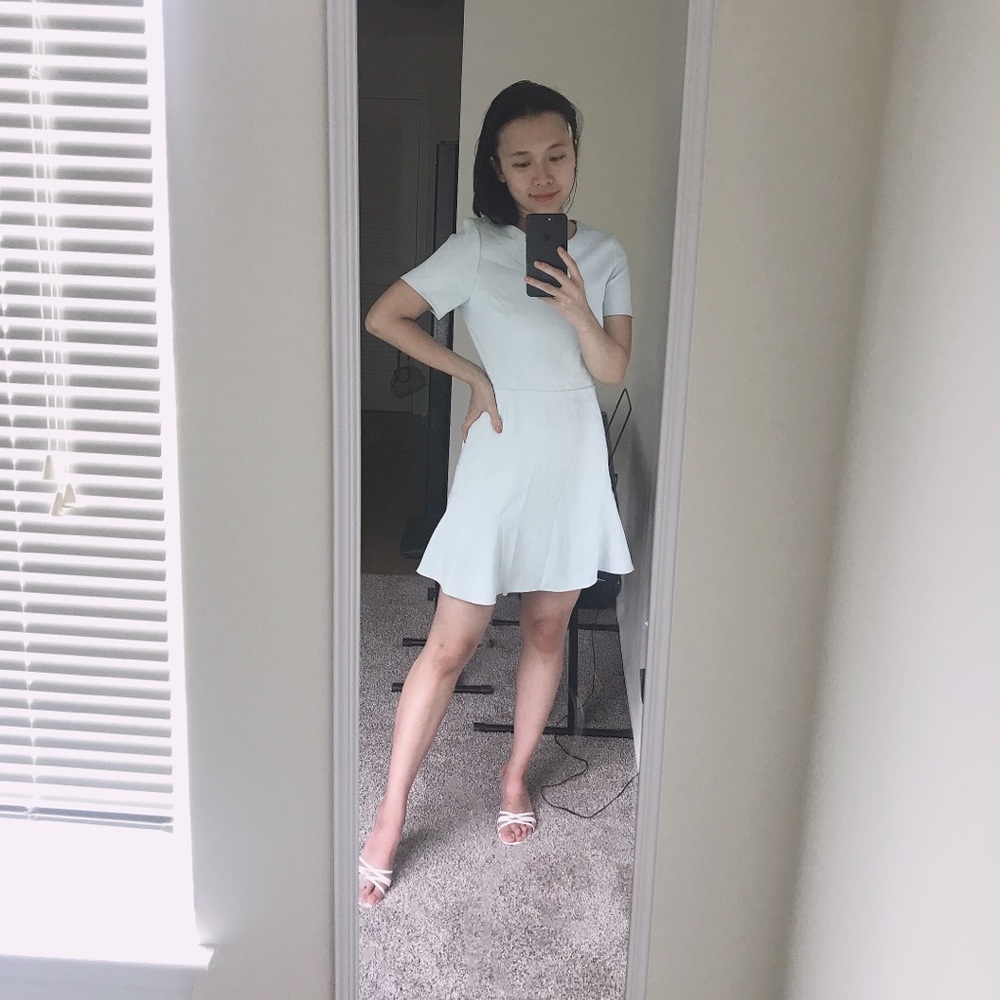 Topshop mint dress